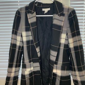 Plaid blazer